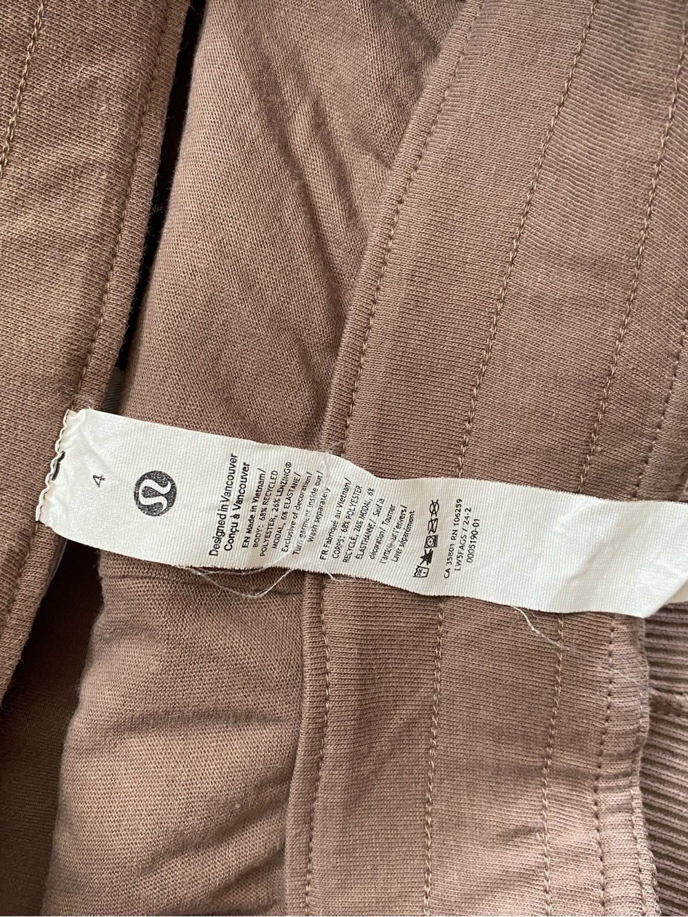Lululemon Wide Legged Ribbed Pants - Picture 3 of 4